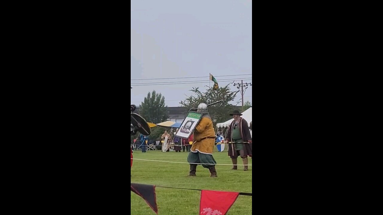 medieval fair armored combat