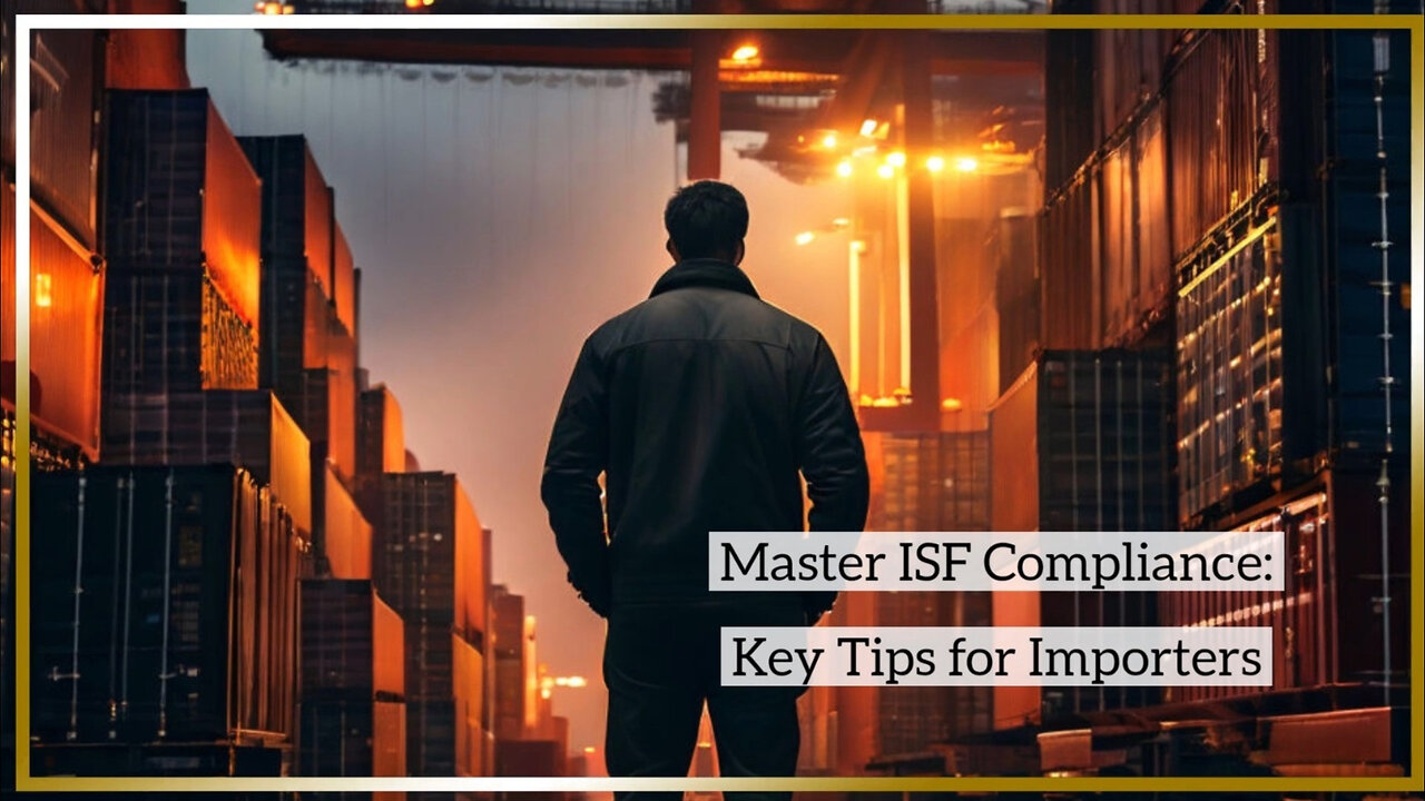 ISF Compliance Made Easy: Master These Best Practices for Importers!