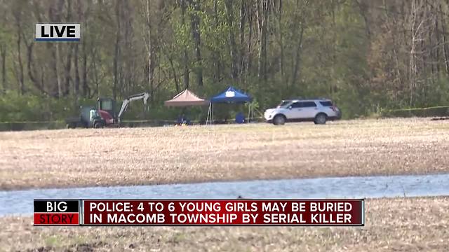 Police searching for remains of 4-6 girls who may be buried in Macomb Township