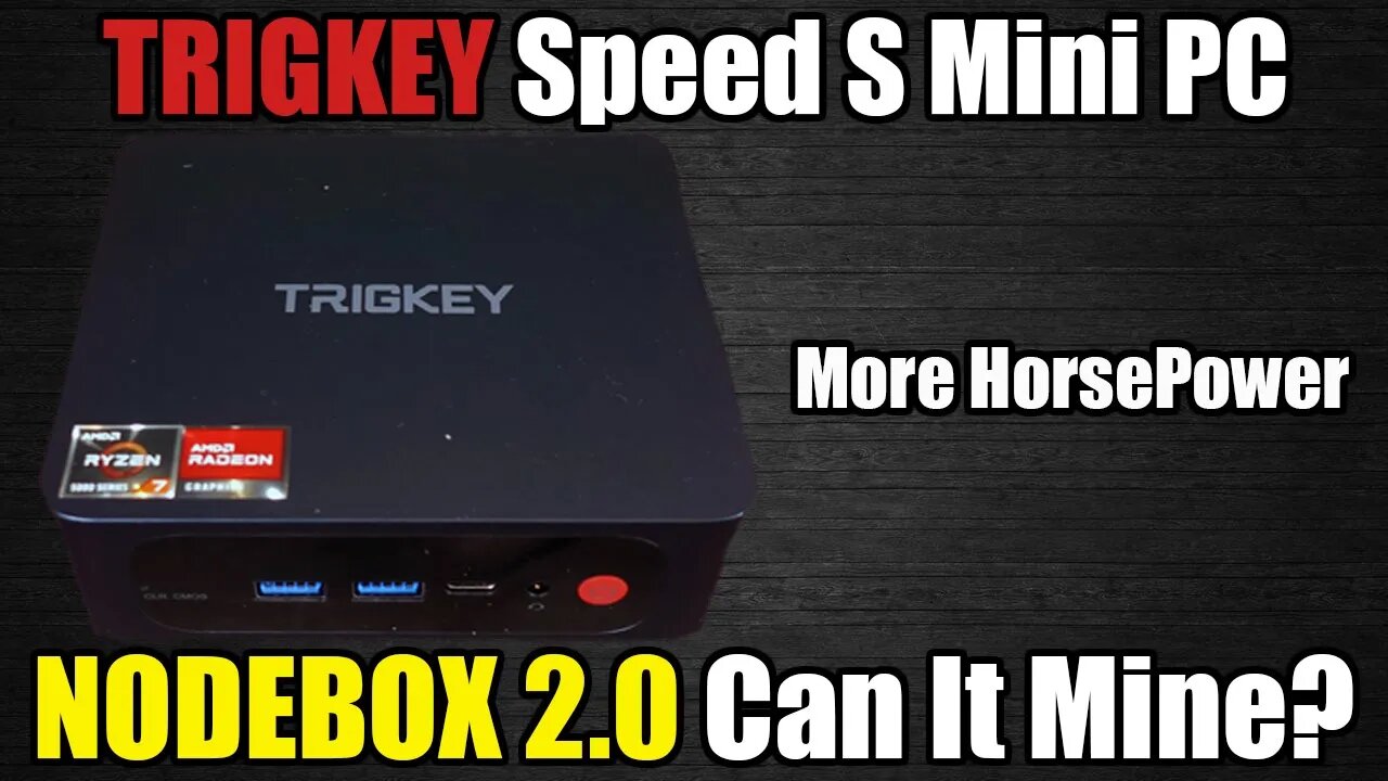 New NODEBOX!! Can It Mine? - TRIGKEY Speed S