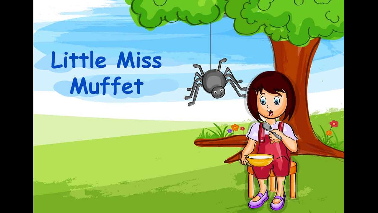 Little Miss Muffet Poem 2024 - New Nursery Rhyme Song 2024 - Cartoons for Babies - English Poems