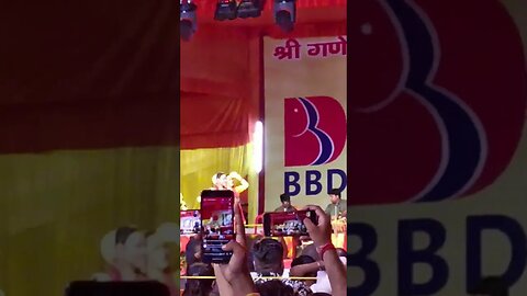 #BBD UNIVERSITY #maliniawasthi In BBD Ganesh Utsav #ytshorts