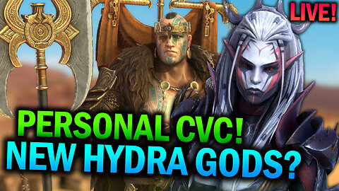 FINAL CVC PUSH! Building a NEW HYDRA KILLER and F2P Update! - Raid Shadow Legends