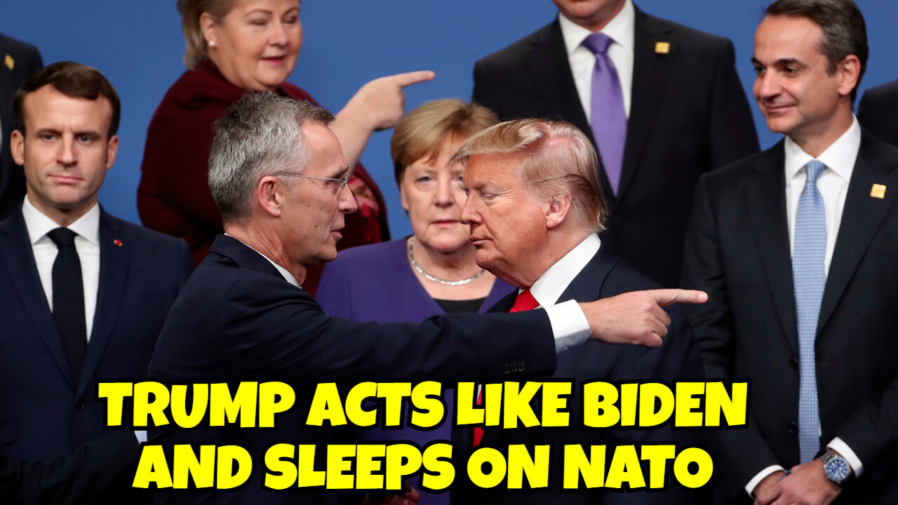 TRUMP WANTS TO GET RID OF NATO AND THIS IS WHY BECAUSE OF BUSINESS IS FIRST