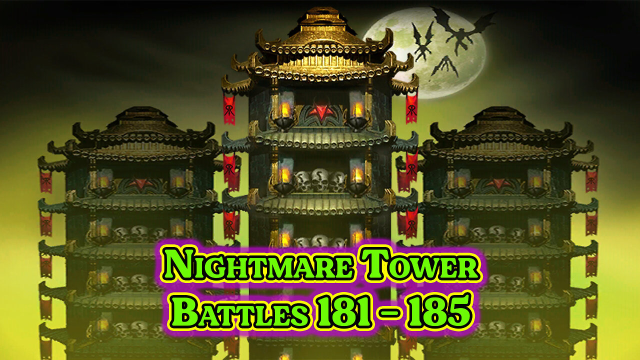 MK mobile . Nightmare Tower Battles 181 - 185