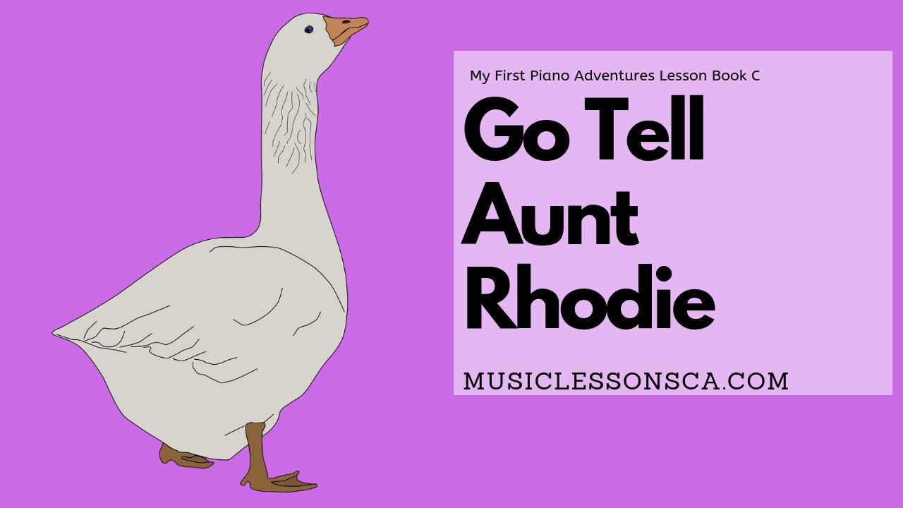 Piano Adventures Lesson Book C - Go Tell Aunt Rhodie