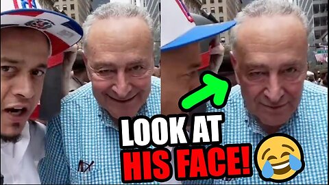 Chuck Schumer didn't see this prank coming lol