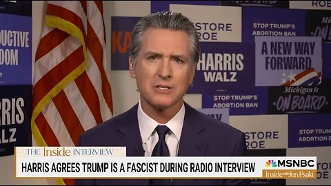 Gavin Newsom's Hateful Rhetoric: Trump's A Fascist
