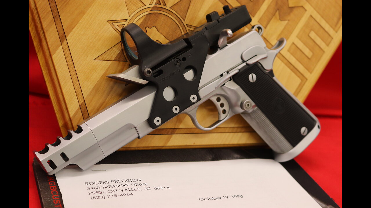 Chuck Rogers -- Rogers Precision -- Full House Race Gun Para Ordnance -- 38 Super