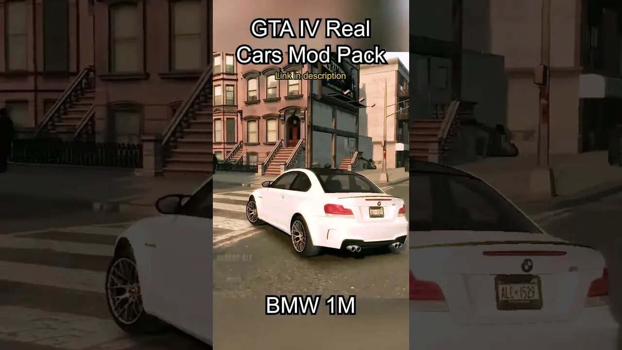 BMW 1M - GTA IV Real Car Mods #shorts