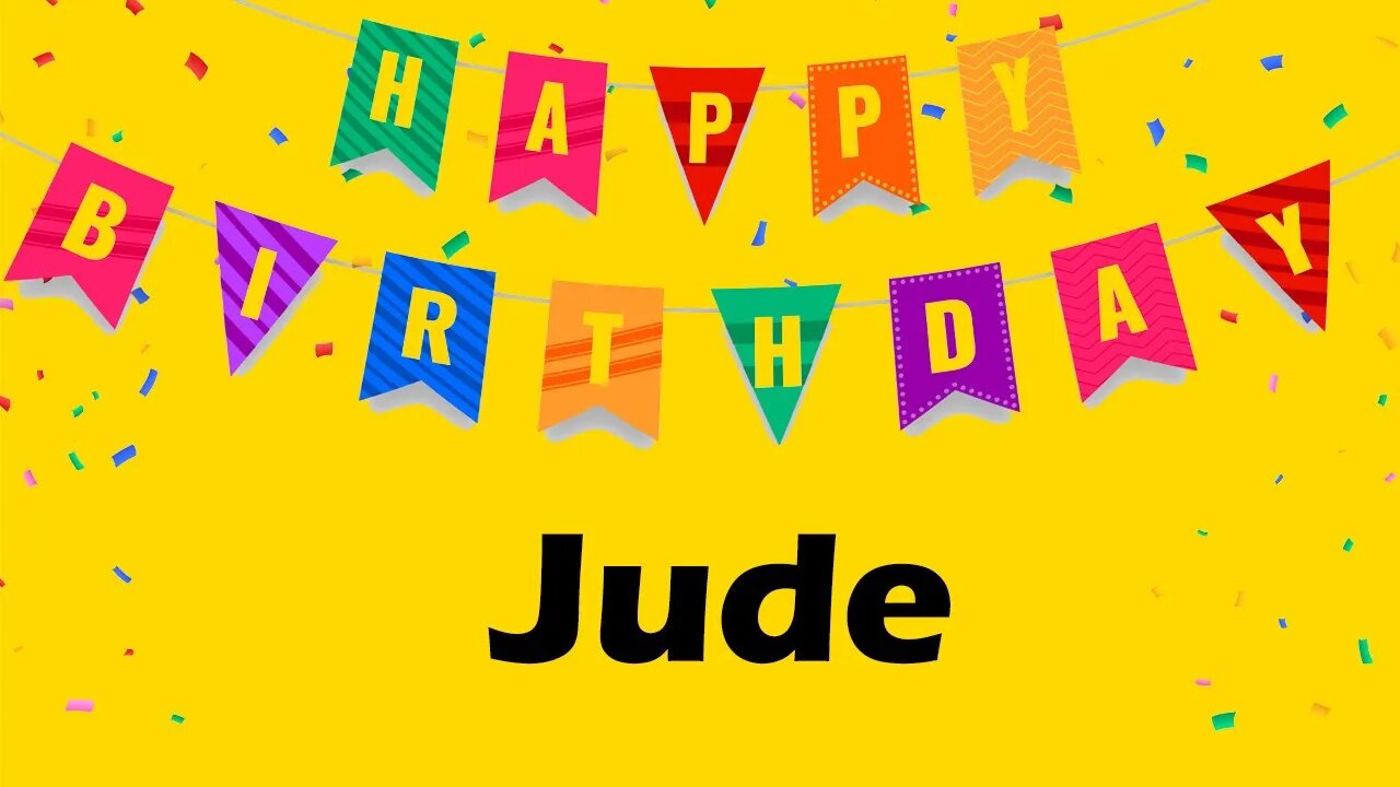 Happy Birthday to Jude - Birthday Wish From Birthday Bash