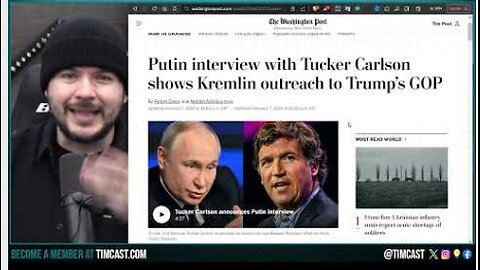 Tucker Carlson Interview With Putin DROPS TONIGHT, Media Declares Carlson PUBLIC ENEMY NUMBER ONE