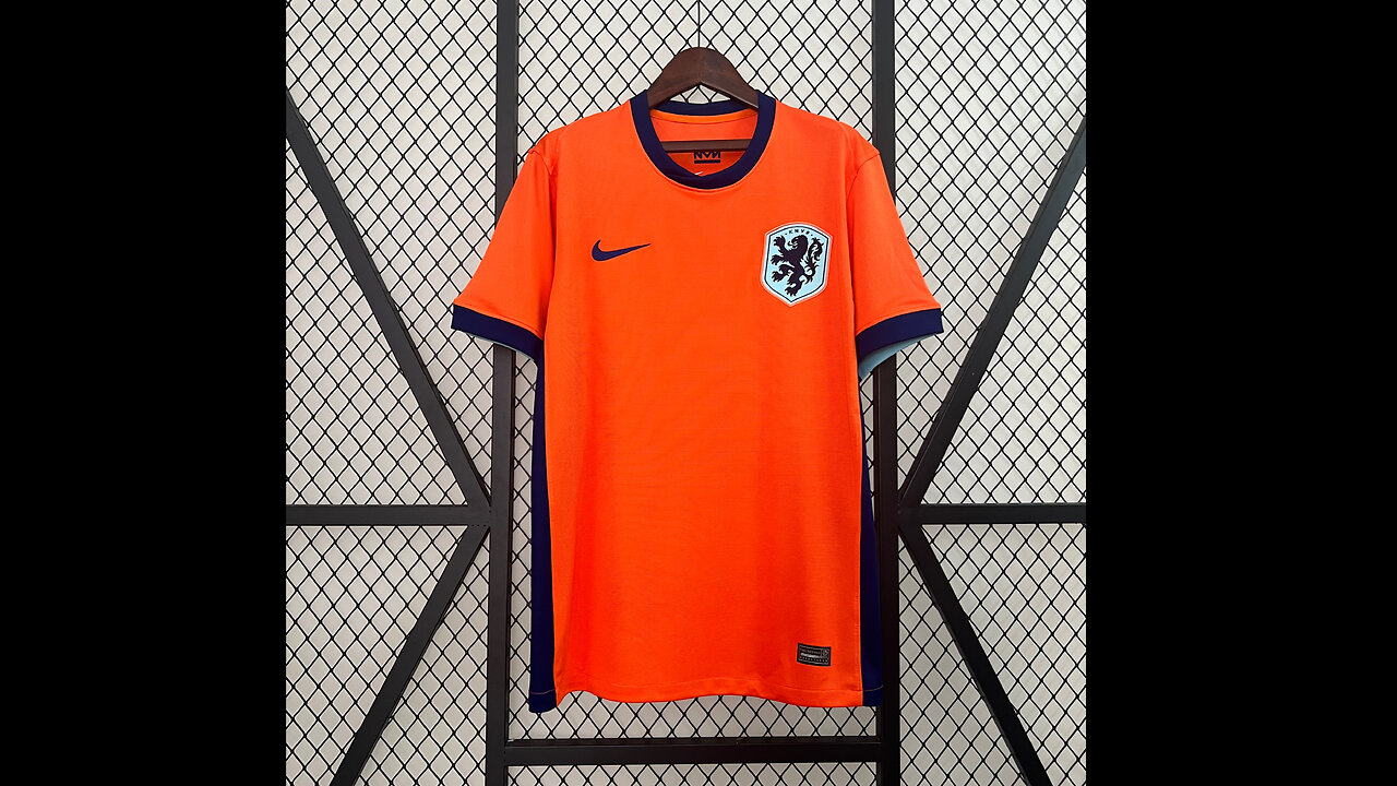 👉🏻⚽️2024 Netherlands Home Adult Jersey