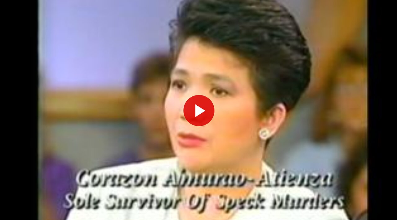 Programmed To Kill/Satanic Cover-Up Part 298 (Oprah interviews Corazon Amurao about Richard Speck)