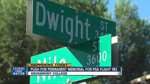 Push on for permanent memorial for PSA Flight 182