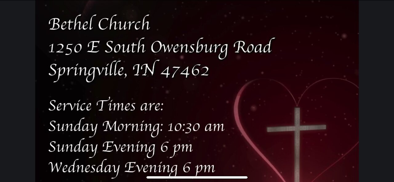 Bethel Church Sunday Morning February 7th, 2021