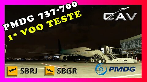 VOO 737 PMDG PELA 1ª VEZ