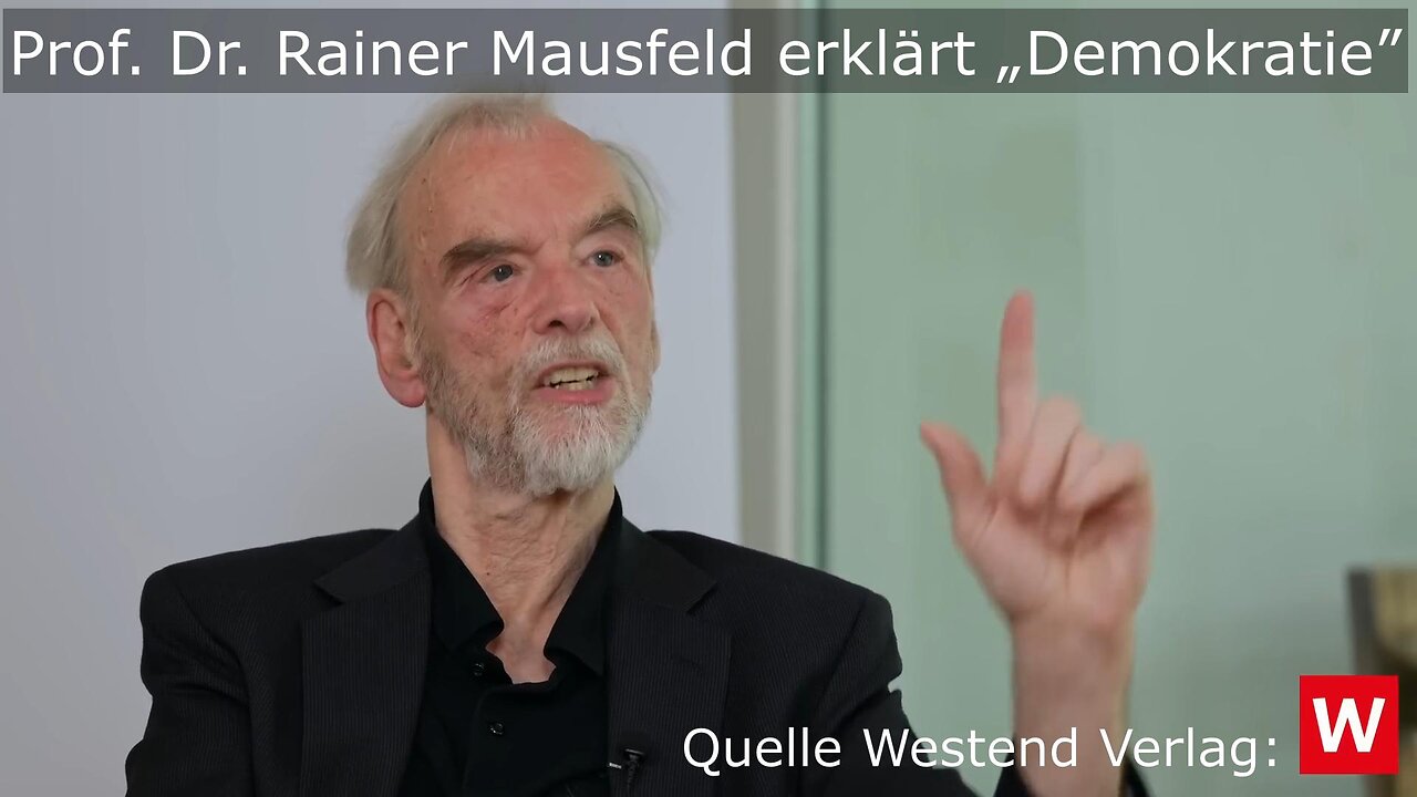 Prof. Mausfeld definiert Demokratie: Bildung parasitärer Machteliten verhindern!