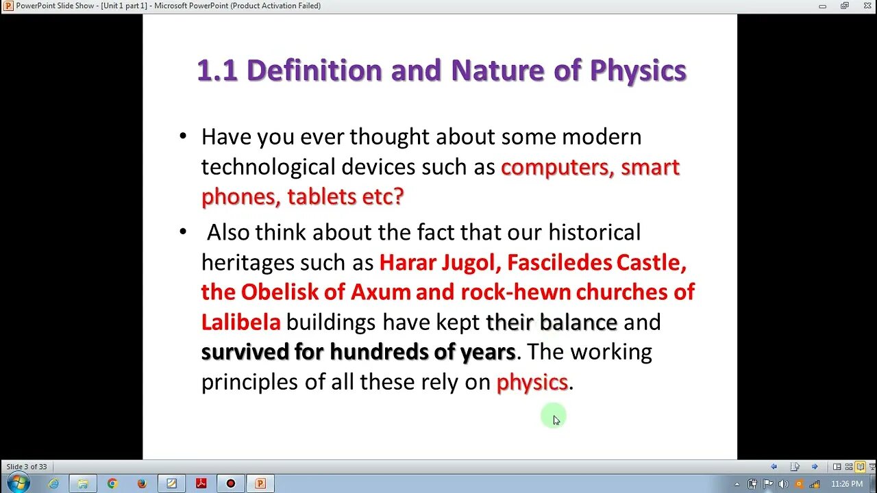 Ethiopia Grade 9 Physics - Unit 1 - Part 1 Physics and Human Society (የ9ኛ ክፍል Physics - ምዕራፍ 1 )