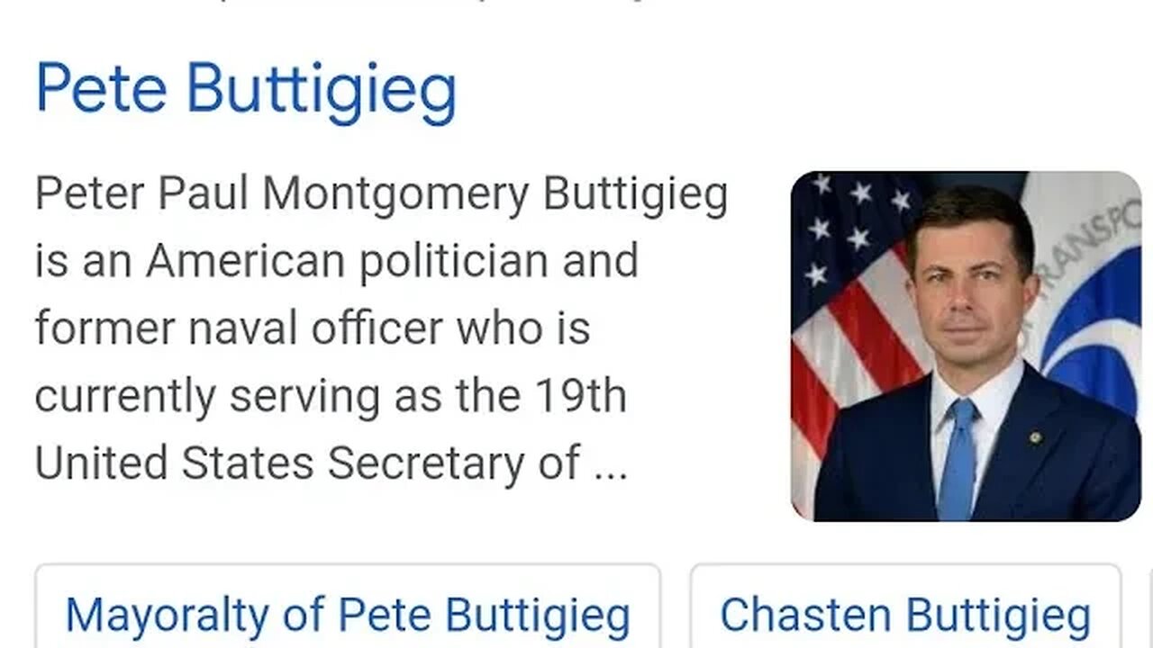 Peter Paul Montgomery Buttigieg 19th United States Secretary OF Transportation