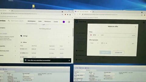 NFT Opensea bidding bot