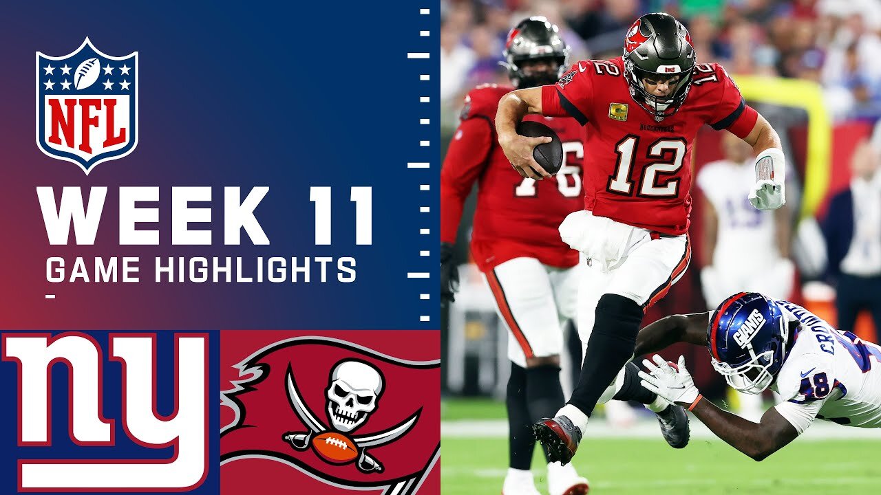 Giants vs. Buccaneers Week 11 Highlights | NFL 2021