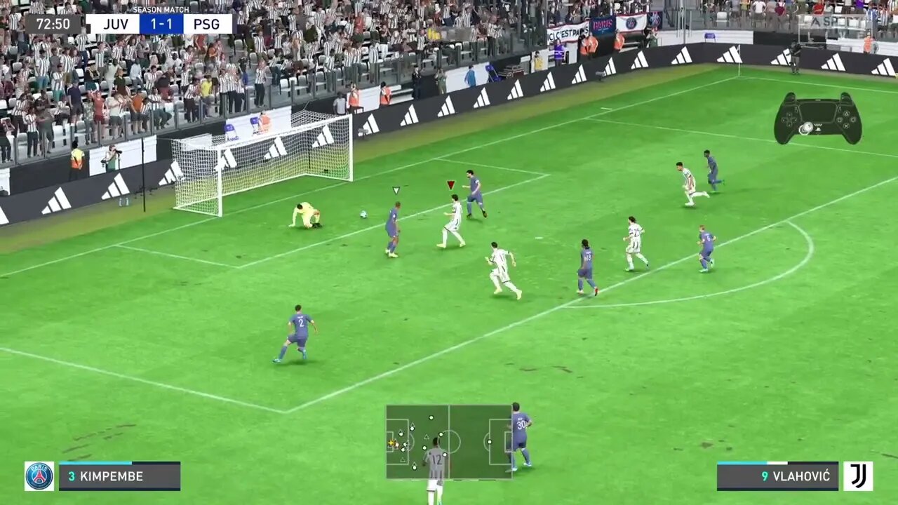 BEST GOAL - VLAHOVIC - JUVENTUS / FIFA 23 / PLAYSTATION 5 (PS5) GAMEPLAY -