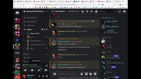 Discord Conversation, Will Oatmeal Ever Find Success