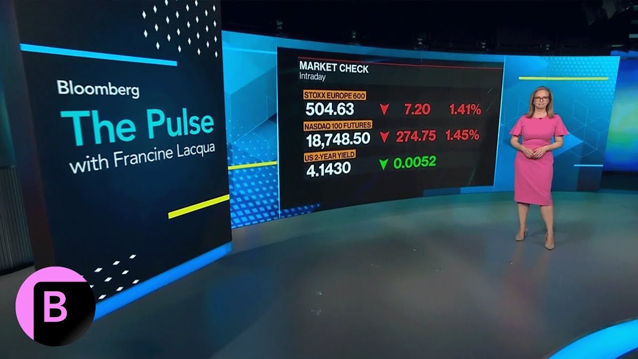 Stocks Sink Lead by Tech, Amazon & Intel Plunge | Bloomberg The Pulse 08/04/24| TP