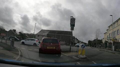 Driving in Ivy bridge Devon 21st March 2023