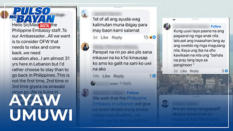 Mga OFW, mas pipiliin na manatili sa Lebanon sa kabila ng nagpapatuloy na tensyon doon