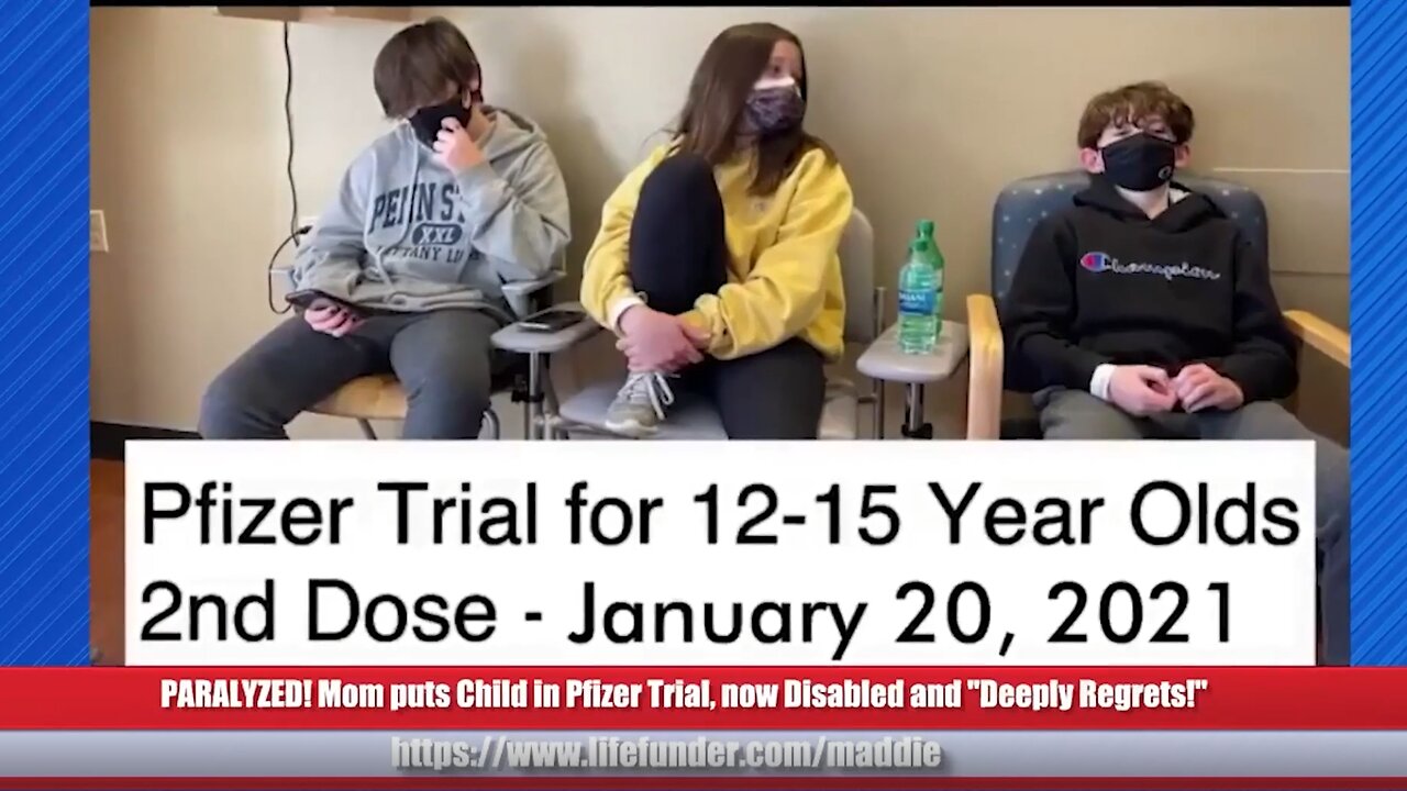 PFIZER'S ORIGINAL TRIAL FOR 12-15 YEAR OLD VICTIMS OF BIOWEAPON INJECTIONS