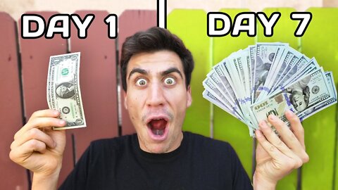 I Turned $1 Into $10,000 In 7 Days (Make Money Online)