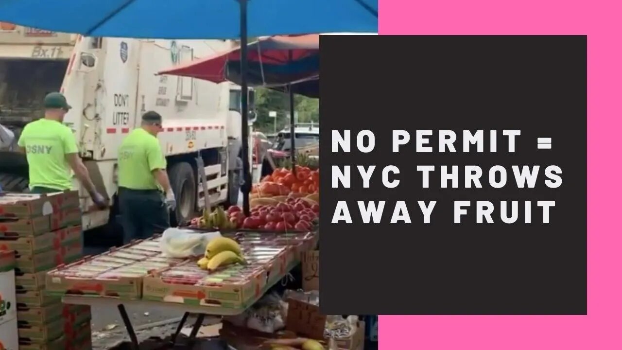 NYC throws away food from unlicensed street vendor; let's dig into it