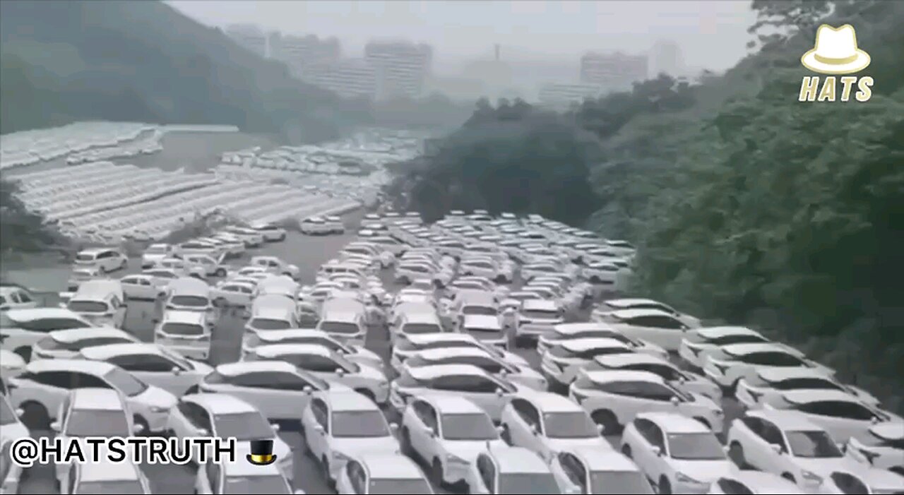 This video needs way more attention. China is throwing away fields of electric cars and EV bicycles