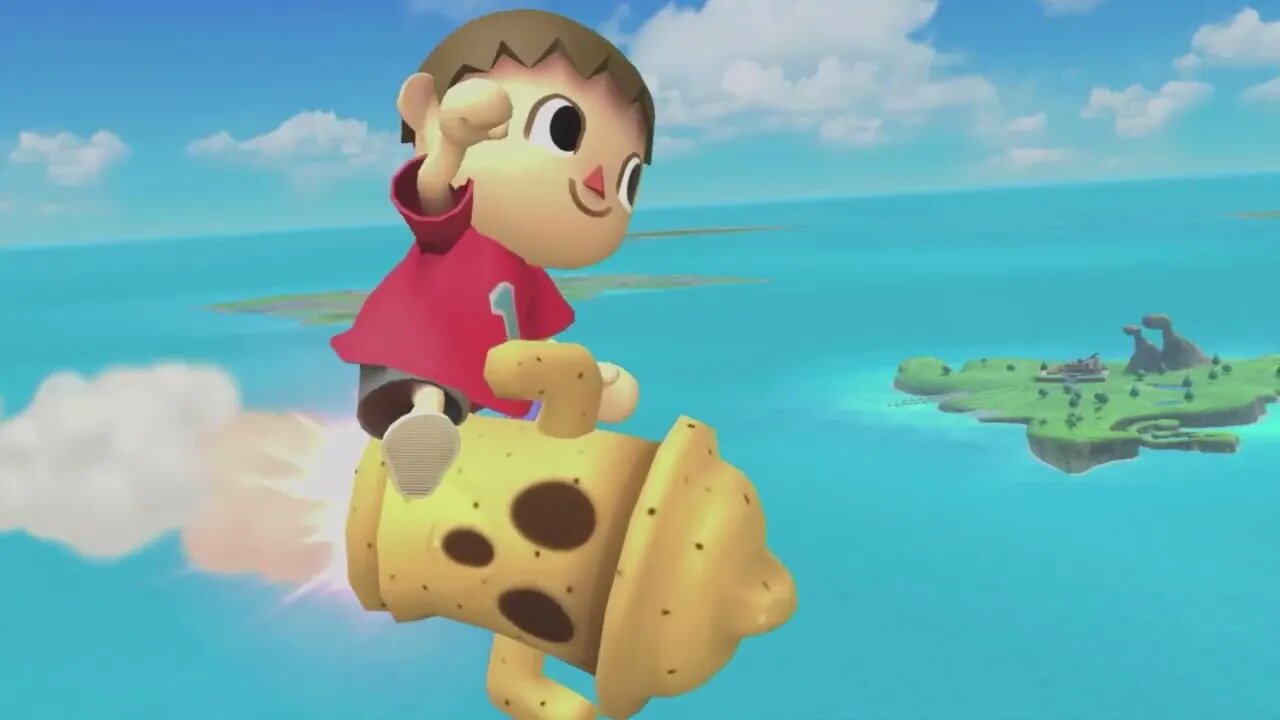 Super Smash Bros U- Villager | Wii Fit