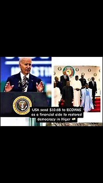 Biden just sent $10.6 BILLION DOLLARS ''to ECOWAS''