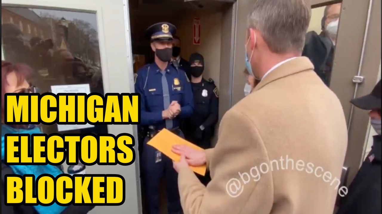 Michigan Electors Blocked From Capitol