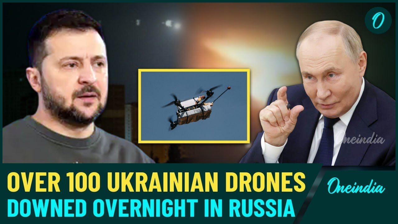 Ukraine's Unexpected Russia Hit: 100+ Drone Blitz Rain Over Russia | Shocking Video Out