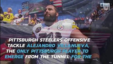 NFL Shoppers Find New Hero In Steeler Who Stood For National Anthem