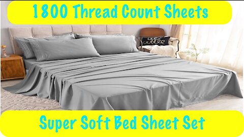 Shilucheng California King 1800 Thread Count Sheet Set Review