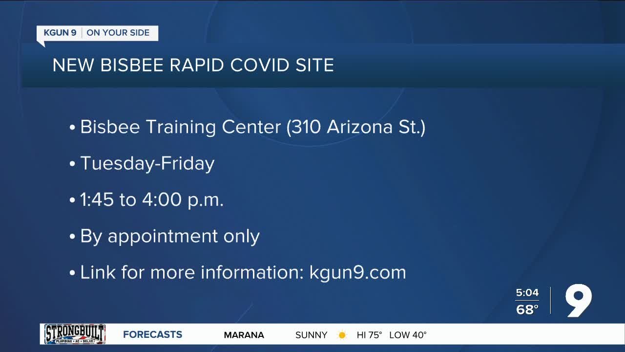 Health center in Bisbee offering free rapid COVID testing