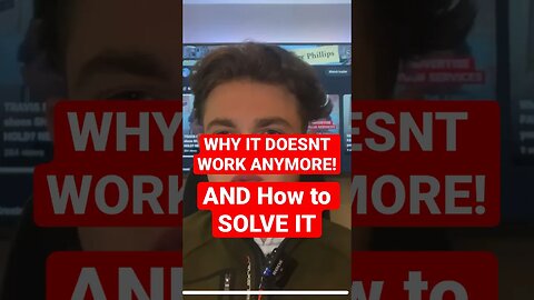 Why IT DOESNT work ANYMORE and HOW TO solve IT GET MORE SALES with this METHOD - Oliver Phillips