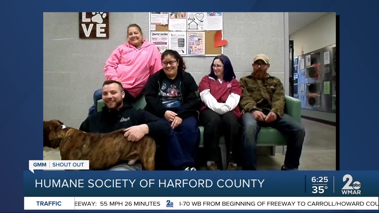 Good Morning to the Humane Society of Harford County!