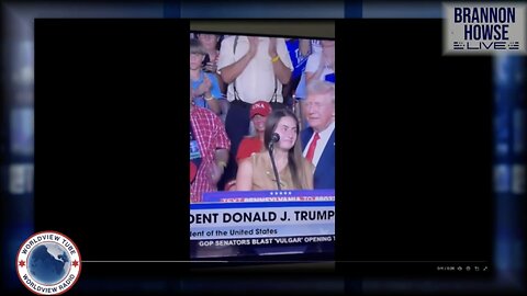 President Trump Invites Young Lady on Stage That Saved His Life