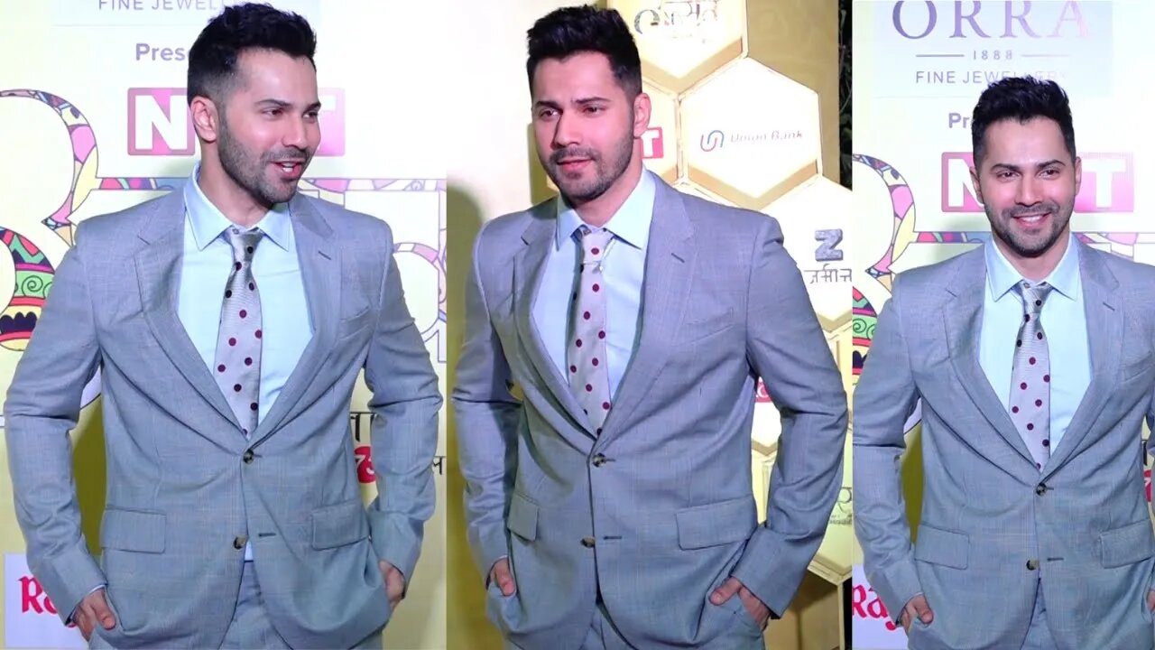 Varun Dhawan Arrives at NBT Utsav 2023 😘 😍