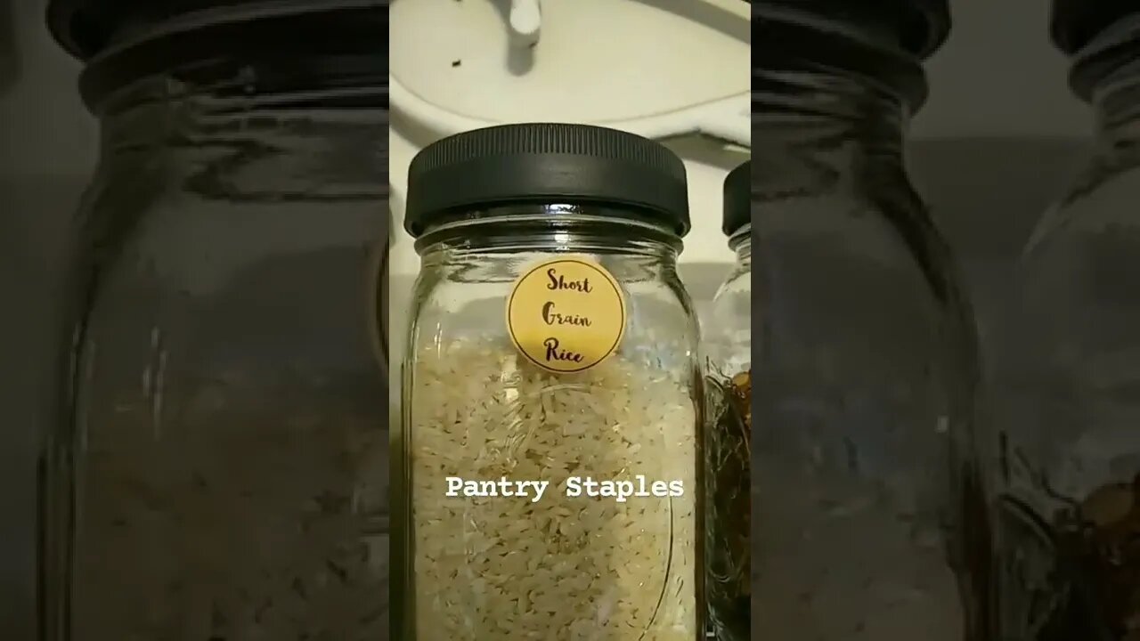 Pantry staples