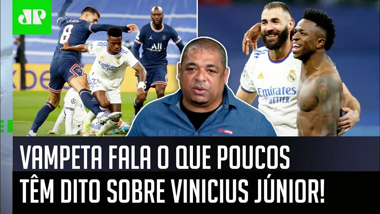 "Vocês PERCEBERAM? O Vinicius Júnior contra o PSG..." Vampeta FALA O QUE POUCOS TÊM DITO!