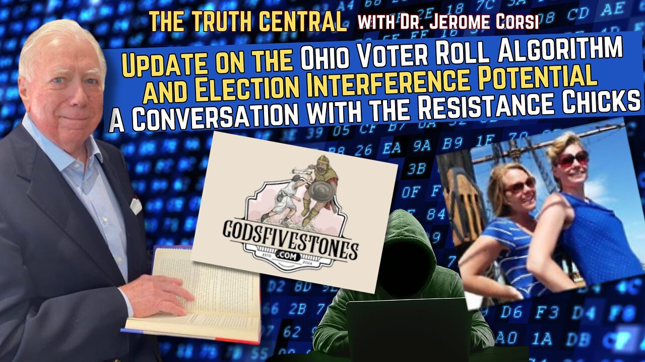 Update on the Ohio Voter Roll Algorithm and Election Interference Potential w The Resistance Chicks