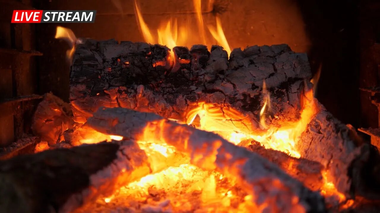 🔥Best Relaxing Fireplace Sounds - Burning Fireplace & Crackling Fire Sounds (NO MUSIC)